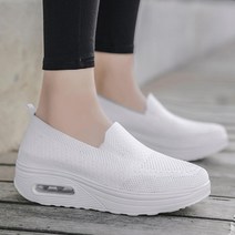 푹신한착용감 여성키높이에어슬립온운동화