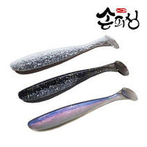 손피싱 샤아니웜 2.5인치/3인치 6개입/광어 다운샷 우럭 광어웜 채비 낚시, 3인치-408 (10개입)