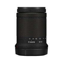 캐논 RF-S18-150mm 렌즈 용 RFS 18150 렌즈 데칼 스킨 안티 스크래치 랩 커버 캐논 F3.5-6.3 IS STM 렌즈 프리미엄 코트 랩 케이스, Frosted Black