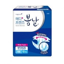 깨끗한나라 메디프렌즈 봄날 매직테입형 성인용기저귀 대형(10입), 25개