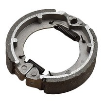 전기자전거 용품 오토바이 스쿠터 90mm 75mm 후면 드럼 브레이크 패드 신발 시스템 모터바이크 슈 금속