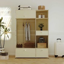 수납장 다용도 소형 거실장 랙 진열장 카페장 콘솔, 화이트