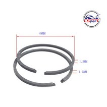 40MM 47MM 48MM 10MM 12MM 피스톤 키트 야마하 조그 50CC 70CC 80CC Minarelli EVO 5BM 5SU 1E40QMB Keeway Roketa 스쿠, 48MM 3