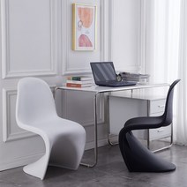 Vitra Panton Chair Junior 비트라 팬톤 체어, P재질2개, 핑크, 1개