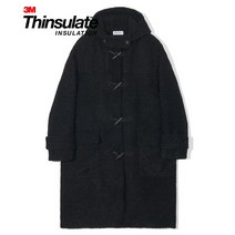 국내매장 정품 파르티멘토 PARTIMENTO 3M 신슐레이트 보아 플리스 더플 롱 코트 블랙 Thinsulate Boa Fleece Duffle Long Coat Black
