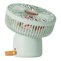 캠핑선풍기 탁상 선풍기 미니 캠핑 써큘레이터 손풍기 [ 소싱 썬플라워 멀티 무드등 리모콘 ], 멀티 썬플라워 그린