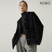 로보 ROBO 스페인 라도마 리버시블 무스탕+머플러