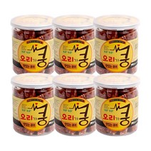 심쿵심쿵 강아지간식 연어가쿵 오리가쿵 소가쿵 믹스쿵 200g, 6개, 오리가쿵 큐브