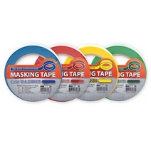 [M시리즈] 칼라마스킹테이프 9mm15M3롤, [2003990]노랑