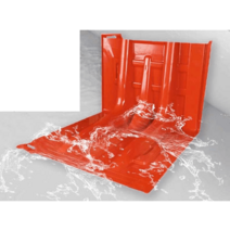 주차장 물막이 방수문 가정용 차단막 차수판 워터댐, 52cm 높이 직각 차단막