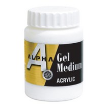 [코리아스퀘어] 알파색채 아크릴보조제 겔미디엄 500ml