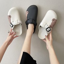 앞막힘 귀여운 곰돌이 캐릭터 여성샌들 사무실 슬리퍼 실내화