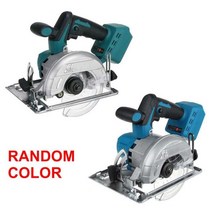 원형톱 충전 스킬 둥근톱 나무자르기 10800RPM 125mm 무선 전기 원형 나무 커터 0 ° 45 ° 조정 가능한 18V Makita 배터리 용 톱 기계 컬러 랜덤, 협동사, 금