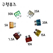 [엘리트공구] 자동차용 구형 퓨즈 대형 휴즈 30A, 100개입
