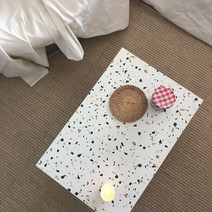 [텐스페이스] 소피드메종 페페 테라조 800 접이식테이블 PE028, 색상:800 테라조PE028