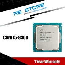 중고 인텔 코어 i5-8400 i5 8400 2.8GHz 6 스레드 CPU 프로세서 9M 65W LGA 1151, 한개옵션0