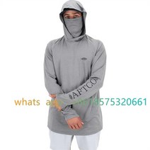 여름낚시복 낚시티셔츠 Aftco 긴팔 자외선 차단 성능, 없음
