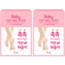 프레티 베이비 풋 힐 패치, 10개입, 6개