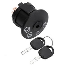 바이크 오토바이 925 04228 점화 스위치 John Deere Cub Cadet Zero Turn Mower RZT42 RZT54 에 적합 주요 부품 구성 요소 포함, [01] Black