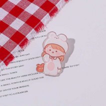 귀여운 브로치 배찌 강아지 여밈 핀 가디건 인형 금속 뱃찌 옷핀 가방뱃지 브로찌 선물 벳지 뱃지 가방 옷 고정핀 스마일 브러찌 액세서리 악세서리 만화 의류 댕댕이(10번)