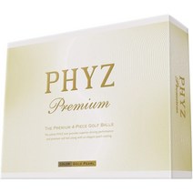 브리지스톤 PHYZ PREMIUM 4피스 골프공 12개입 화이트, 12개, 12개
