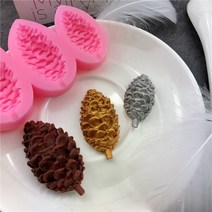 모양틀 입체 두꺼운 월병 Sugarcraft 솔방울 모양 실리콘 몰드 퐁당 몰드 케이크 도구 초콜릿 몰드 웨딩 몰드 몰드 가정용 베이킹, 없음