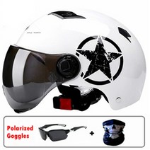 자전거 스쿠터 성인 헬멧 도로 투명 고글 남성 매트 여성 halmet 산악 일체형 모자, 하얀색