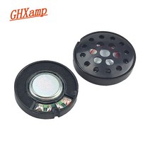 ghxamp 30mm 헤드폰 스피커 유닛 캡 113db 화이트 마그네틱 헤드셋 드라이버 헤드폰 용 범위 스피커 2pcs, 없음