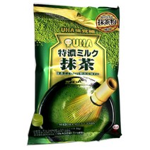UHA 미카쿠토 토쿠노밀크 마차캔디 81g / 일본 수입 하드 캔디 부드러운 연유 우유 녹차 맛 간식 해외 과자류, 4개