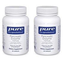 Pure Encapsulations Pancreatic Enzyme Formula 퓨어 인캡슐레이션 췌장 효소제 포뮬라 60캡슐 2팩