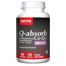 Jarrow Formulas Q-Absorb Co-Q10 자로우 포뮬러스 코큐텐 코엔자임 100mg 120정 2팩