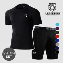 아르메데스 사계절 반팔상의 + 5부바지 기능성 언더레이어 ID-10311081