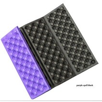 접이식 야외 캠핑 피크닉 매트 좌석 여행 폼 Xpe 쿠션 휴용 방수 의자 도보 장비, 02 purple black