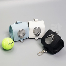 72스윙스 실용적이지만 이쁜 실리콘 링 볼주머니 골프공 파우치 1구 5가지 색상, 블랙