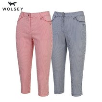 [울시골프] (여성)세로스트라이프 7부 팬츠_W82LPV710