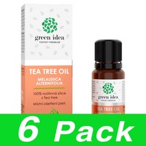 그린 아이디어 티트리 오일 Green Idea Tea Tree Oil 100% Vegetable Essential Huile 10Ml 6개