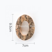 펠렛제조기 펠렛기계 목조 편지 홈 알파벳 번호 DIY 바 빈티지 자연 액세서리, 0