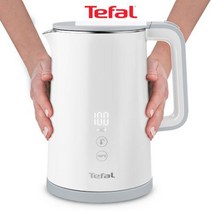 테팔 디지털 디스프레이 이중 무선주선자 1.5L 전기포트 스텐포트, KO6931KR (화이트)
