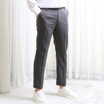 원플 사이드밴딩 셔츠빠짐없는 링클프리스판 챠콜 슬랙스 CUDG1004