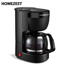 HOMEZEST 가정용 반자동 커피머신, 블랙