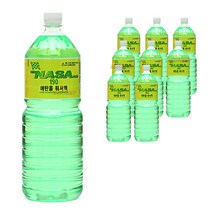 나사 워셔액 자동차 에탄올 워셔액 와셔액 사계절 청포도향 1.8L, 9개