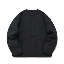 COVERNAT 숏 퀼팅 자켓 블랙