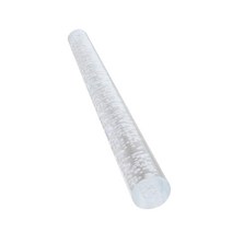 Fielect 아크릴 원형 막대 20mm x 250mm 투명 플라스틱 라운드 로드 PMMA 바 1개, transparent, 20 x 250mm（D L）, transparent