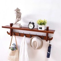 까치선반 벽걸이 수납 열쇠걸이 현관, 로그 6 후크의 업그레이드 버전