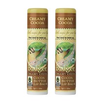 뱃저 코코아 버터 립 밤 7g, 2개, Creamy Cocoa