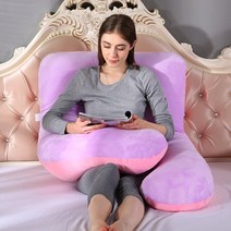 임신축하선물 u자 임산부 바디필로우 대형 라텍스 베개U 모양 임신 베개 전신 수면 지원, 스타일 나는