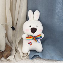 오버토끼 양말만들기diy 학교수업 교구 납품, 1개