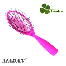 MADAN 마단 마단핀브러쉬 마단브러쉬 마단콤 마단빗 애견빗 MEDIUM, 핑크