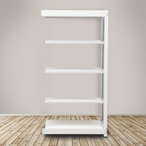 영진앵글 철제선반 경량랙 5단 무볼트 조립식 앵글 철제 선반, 1200X450, 5단(연결형), 높이1800