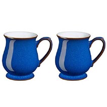 Denby 덴비 크래프트맨 머그컵 2피스 세트., 2 Craftsman Mugs, Imperial Blue